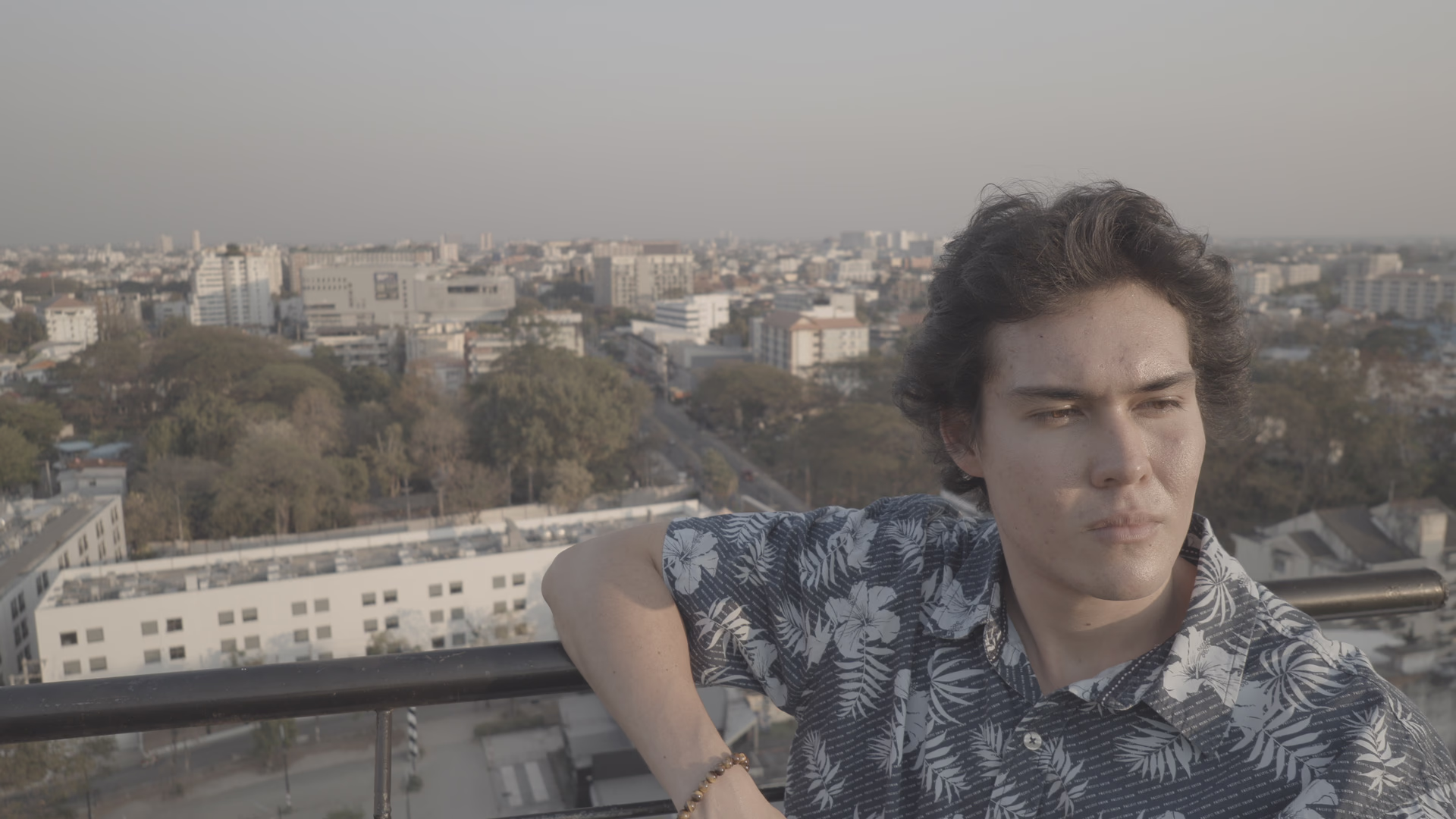 On the roof, Chiang Mai, as shot