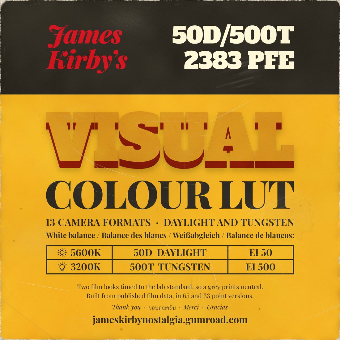 James Kirby's VISUAL Vol. 01 | Colour LUT